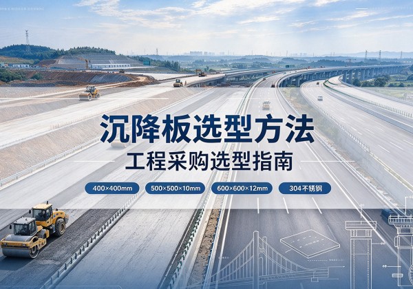 阳曲沉降板选择方法